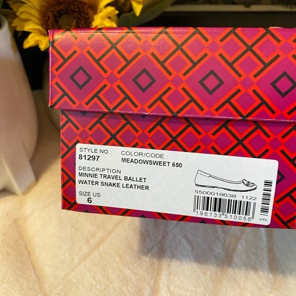 ✨Authentic ✨TORY BURCH MINNIE TRAVEL BALLET - Picture 10 of 10